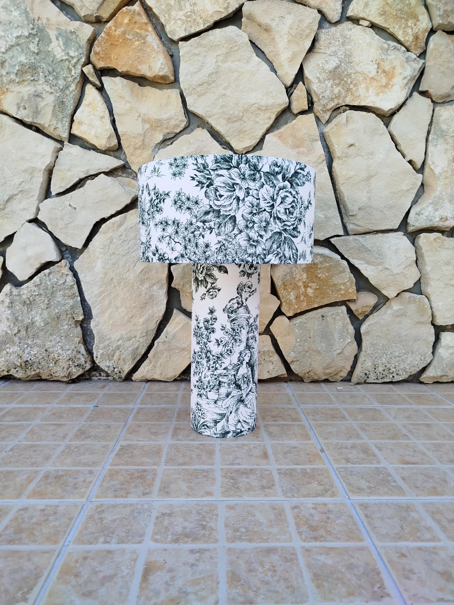Toile de Jouy Lampshade (3)