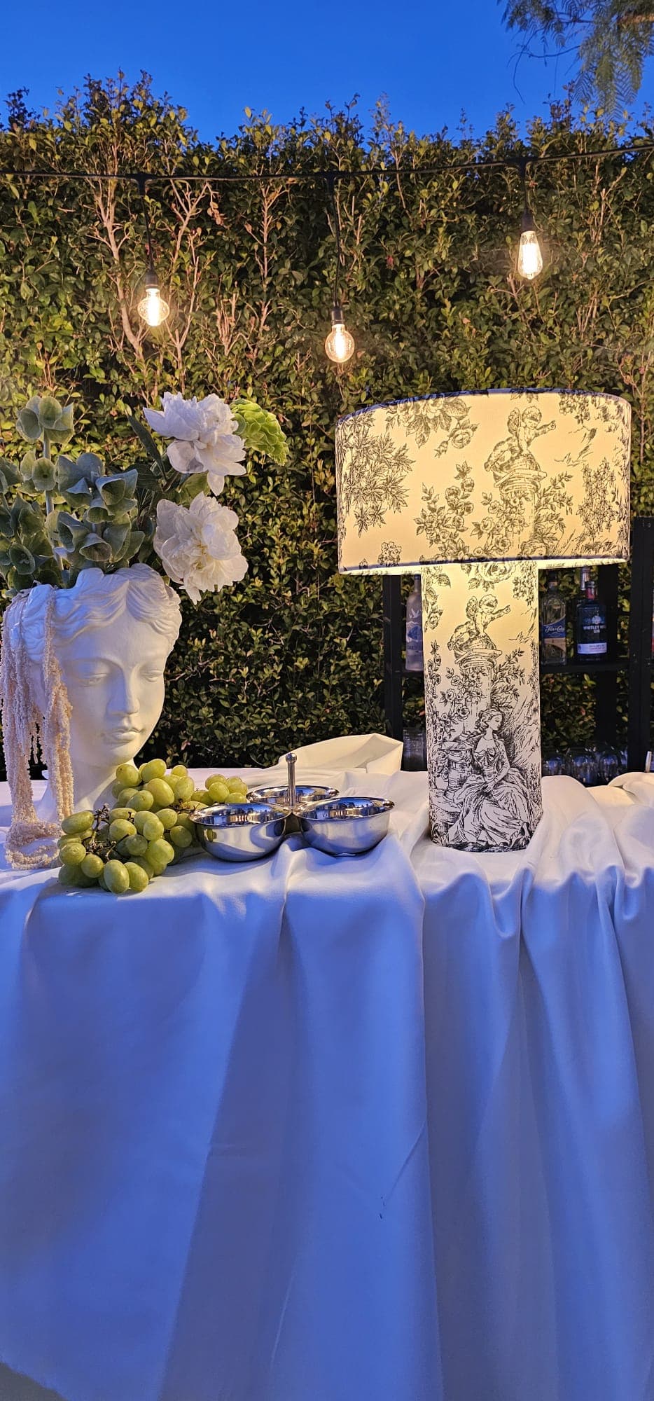 Candeeiro Toile de Jouy