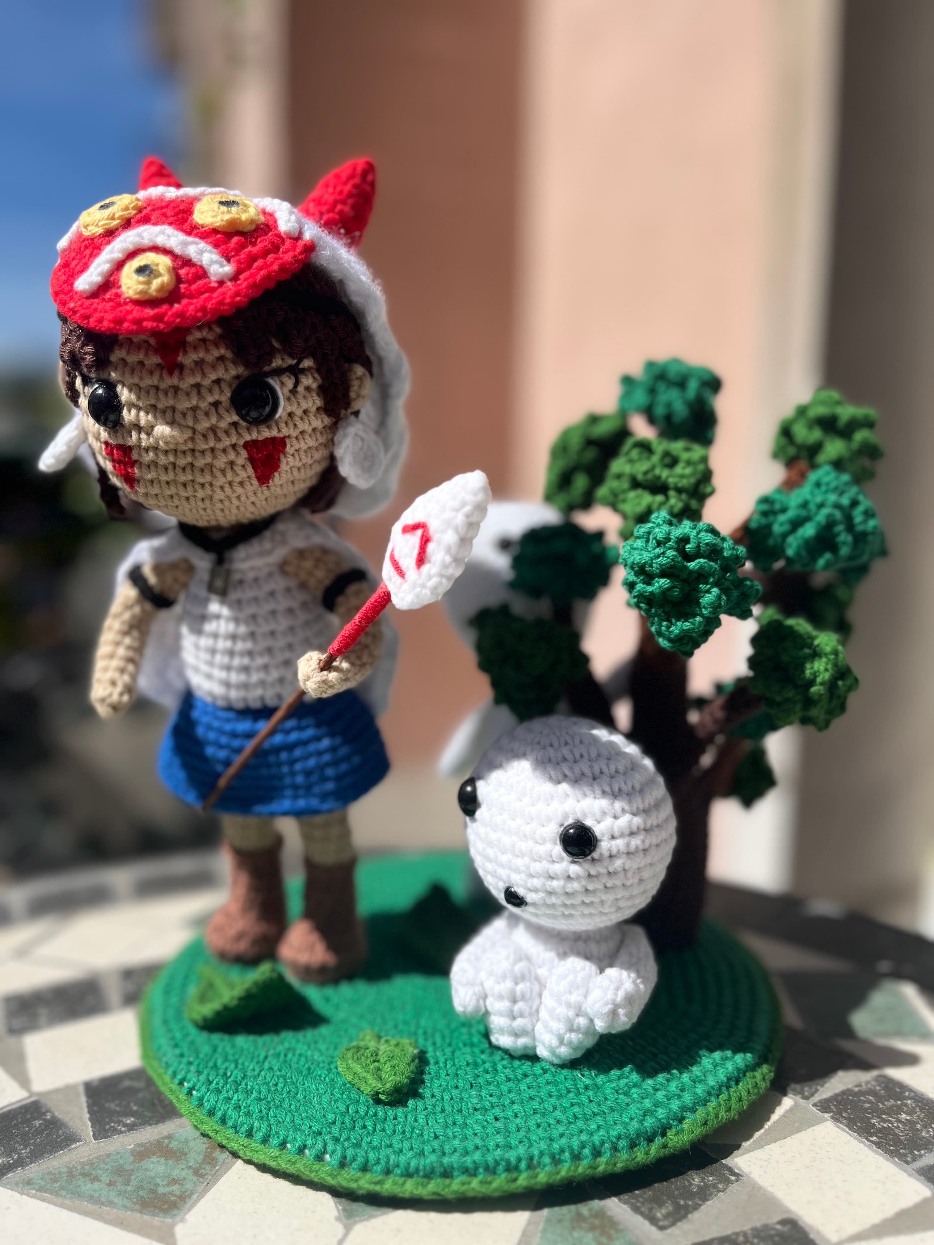Amigurimi - Princesa Mononoke