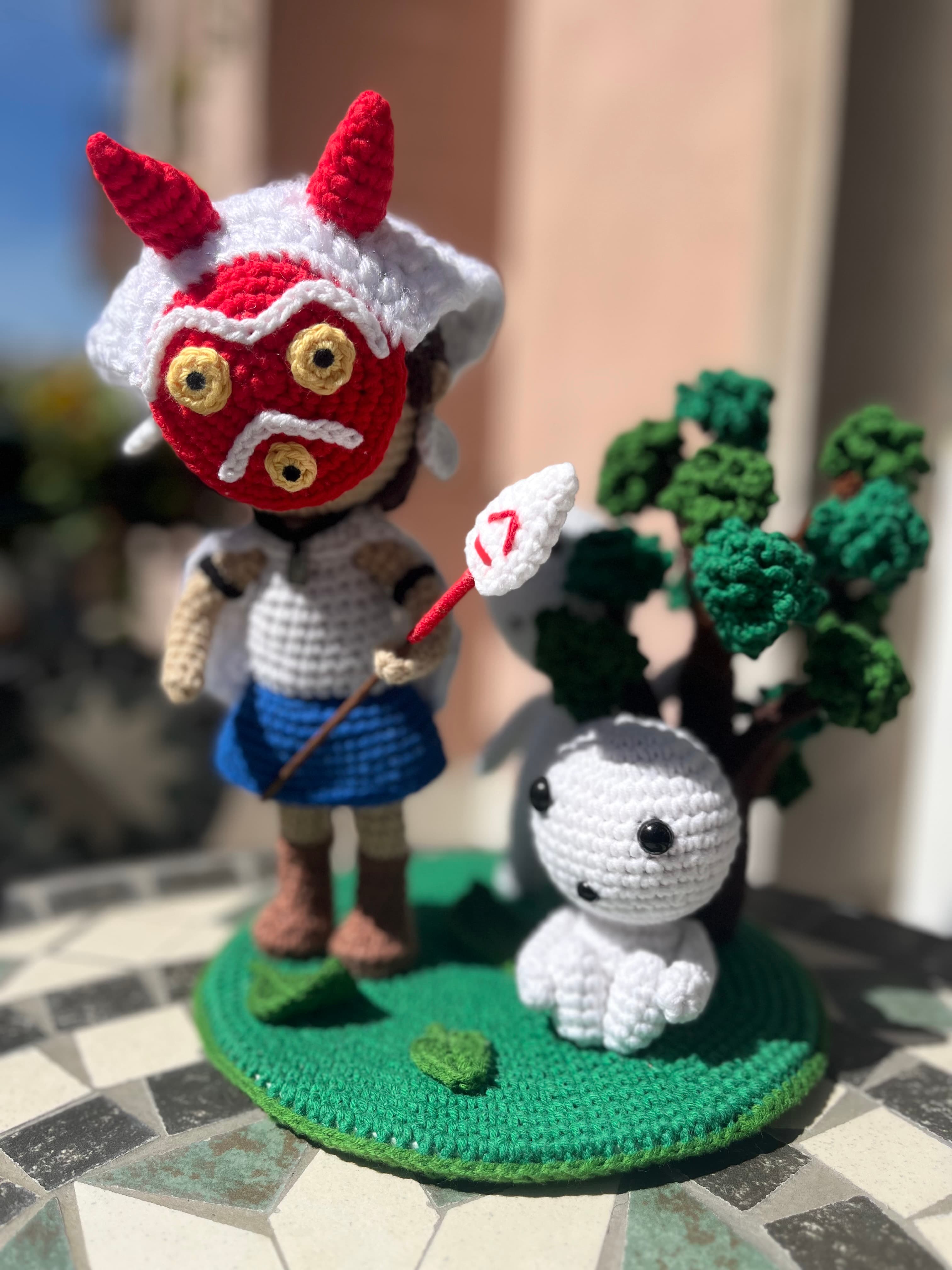 Amigurimi - Princesa Mononoke